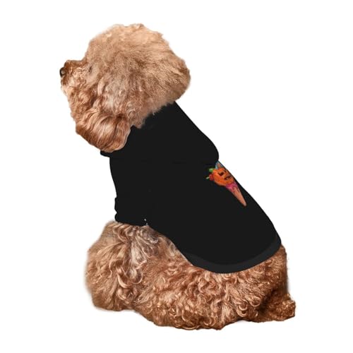 Qizyoqa SUNMENGXIAO-1002 Halloween Pink Ice Cream Cone With Pumpkin Head And Cherry Dog Sweater Winter Pet Dog Hoodie Sweatshirts Dog Clothes  thumb #6