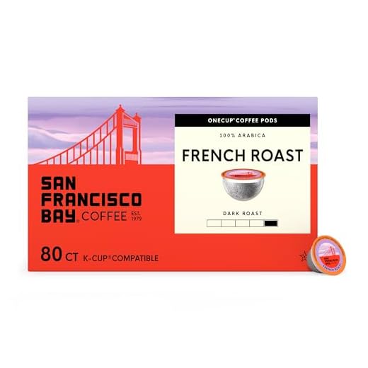 San Francisco Bay Compostable Coffee Pods - French Roast (80 Ct) K Cup Compatible including Keurig 2.0, Dark Roast