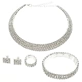 Collier fantaisie pour femme – cet ensemble de bijoux en est un excellent cadeau pour vos amies ou votre famille à l'occasion de la saint-valentin, de noël, du nouvel an, etc. collier tendance pour femme