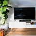 290T Twill Fabric Speaker Skin for Bose TV Speaker, Sealed Soundbar Protective Case Cloth, Black Dust Cover Storage Pouch for Home Theatre Audio Protector