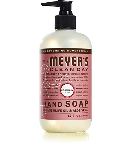 Mrs. Meyer's Clean Day Liquid Hand Soap 3 Scent Variety Pack Rosemary, Geranium, Honeysuckle, 12.5 Oz Each, 3 Count #TOP1