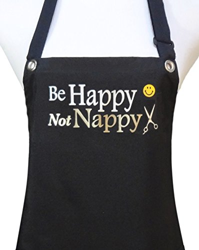 Trendy Salon Aprons Waterproof Hair Dresser Hair Stylist Apron, Be Happy #TOP3