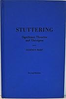 Stuttering, significant theories and therapies 0804703760 Book Cover