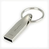 kSiosLni Thumb USB Drive 256GB with Key Ring - Silver