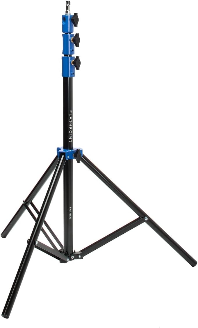 Flashpoint Pro Heavy-Duty Air-Cushioned Light Stand (Blue, 7.2')