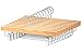 Produktbild Hangerman Hosenbügel Rockbügel Holz 35.5cm, Hosen Kleiderbügel aus Massivholz 10 Stück, mit rutschfest Clips und Drehbar Haken für Hosen Shorts Socken Unterwäsche