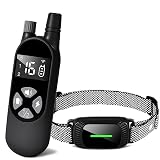Dog Shock Collar - Wide Remote Range Electric Dog Training Collar with 3 Training Modes Waterproof,