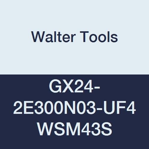 GX24-2E300N03-UF4 WSM43S Carbide Tiger-Tec Grooving Indexable Turning Insert, 0.012" Corner Radius (Pack of 10)