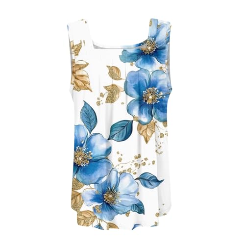 Spring Summer Plus Size Dressy Tank Tops for Women 2025 Womens Workout Floral Boho Beach Sleeveless Shirts Blouses