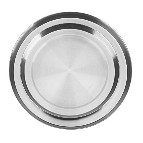 Kochfeldabdeckungsset, 4-teilige Edelstahl-Abdeckplatten Metalldeckel-Kocherschutz für die Küche