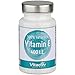 Produktbild Vitamin E 400 I.E. - hochdosiert - mit 268 mg Vitamin E pro Kapsel - 100% natürliches Vitamin E gegen oxidativen Stress (freie Radikale) - 50 Kapseln