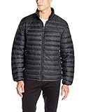 32 DEGREES Men's Nano Light Packable Down Jacket, Black, Medium