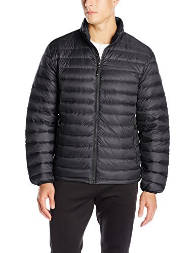 32 Degrees Men's Nano Light Packable Down Jacket, Black, Medium