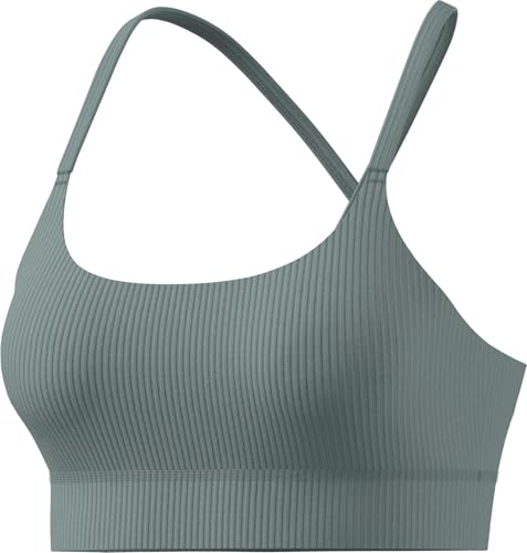adidas Damen All Me Rib Light Support Bra, Wonder Sage, XS