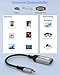 Nersligek USB C to DisplayPort Adapter, 8K Type-C Male to DisplayPort 1.4 Female, 8K@60Hz, 4K@144Hz, 4K@120Hz Dynamic HDR Thunderbolt 4/3 to Display Port for iPhone 16/15Series, MacBookPro, Galaxy S24
