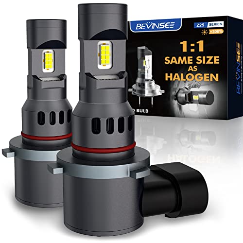 Bevinsee 9145 H10 Led Fog Light Bulbs, 70W 10000Lm 6000K White 9140 Fog Light Bulbs, 1:1 Halogen Replacement, Wireless Plug And Play Led Drl For Cars, Pack Of 2 #TOP5