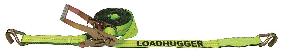 Lift-All 20494 Load Hugger Cargo Control Ratchet Assembly, U-Hook, 5000 lbs Working Load, 15000 lbs Ultimate Strength, 3" Wide Polyester, 27' Length