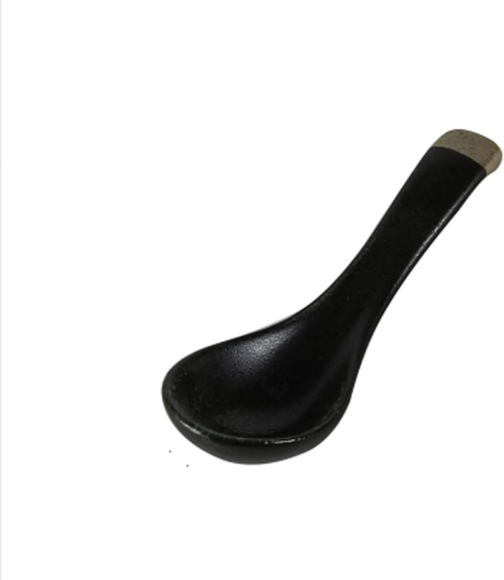 Dessert Spoon,spoons small spoons household ceramic spoons can be washed in the dishwasher spoons -B