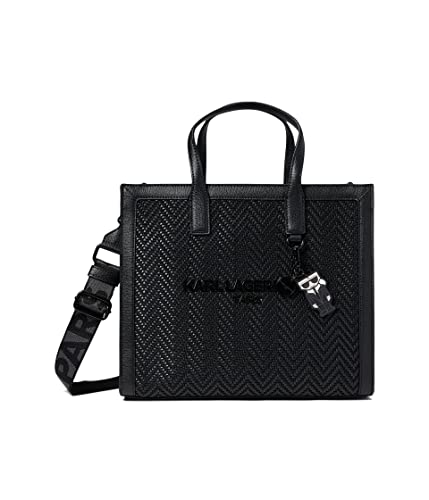 Karl Lagerfeld Paris Nouveau Tote Bag, Dark Black