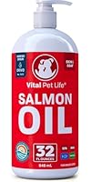 Algopix Similar Product 18 - Salmon Oil for Dogs  Cats  Healthy