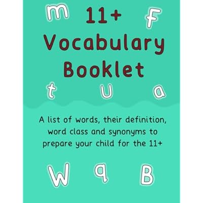 11+ Vocabulary Booklet