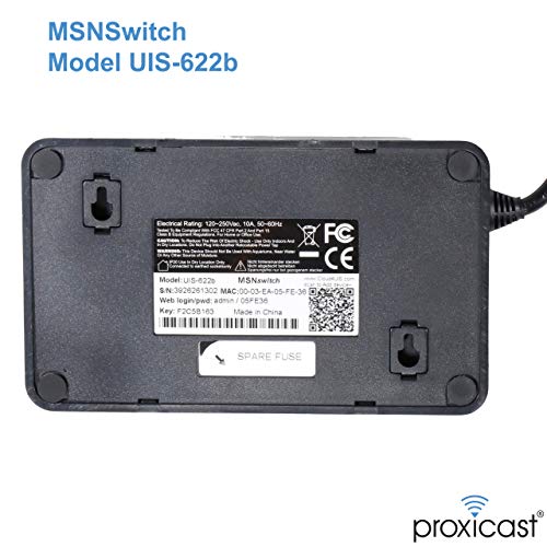 MSNSwitch Internet Enabled IP Remote Power Switch with Reboot - Control via Smartphone App, Cloud Service, Web Browser, Skype or Hangouts - 2 Independent AC Power Outlets (Model UIS-622b) - Thumbnail 4