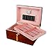 Quality Importers Trading Deauville 100 Cigar Humidor, High Gloss with Tobacco Leaf Inlay, Maple Finish, Holds 100-150 Cigars