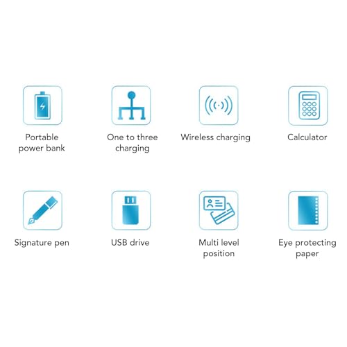 Carnet de notes professionnel intelligent pour ne plus jamais manquer de batterie