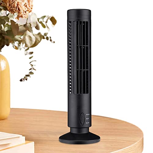Weduspaty Tower Fan Oscillating Floor Fan Bladeless Cooling Fan Portable Vertical Conditioner For Office Home Black #TOP7