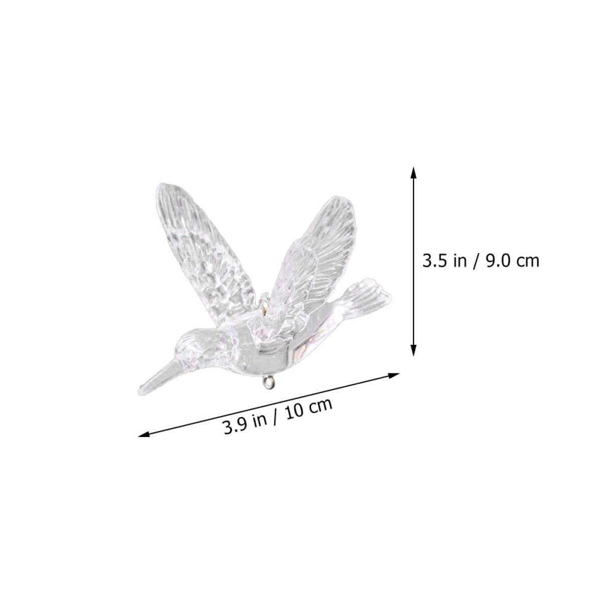 20 Stück Transparente Vogelanhänger Deko Für Decke Hochzeit Zuhause Schmuck Acryl Ornament Für Fenster Tür Vorhang Garten Fensterdeko