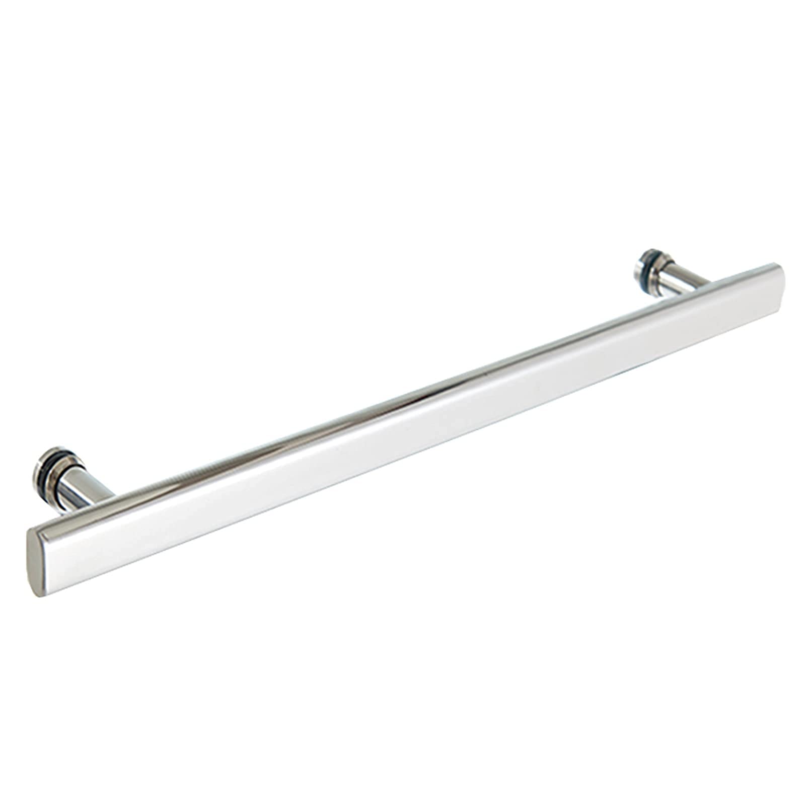 GYRAZXS Heavy Duty Stainless Steel Bathroom Shower Pull Push Door Handles,SUS304 Stainless Steel Polished Chrome Finish Bathroom Door Handle for Glass Door