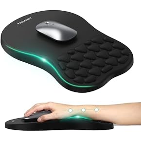 Kit Repose-Poignet Clavier Et Grand Tapis De Souris MOSISO - Ergonomique Rose Pétales D'Encre Pour Bureau