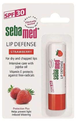 SEBAMED Lip Defense SPF30 Strawberry 4.8g -Provides Fruity, moisturizing Care for Dry and chapped Lips