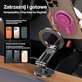 SYNCWIRE Uchwyt samochodowy na telefon komórkowy MagSafe, mocny magnes [całkowicie metalowy] magnetyczny uchwyt na telefon komórkowy [elastyczny trzy osie] obrót o 360° uchwyt samochodowy na telefon