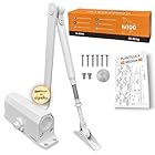 CERRAMATIC M-100, Cierrapuertas automatico, muelle puerta con brazo articulado hidráulico, muelle cierrapuertas de 25-45kg, cierre puerta con retenedor silencioso, cierra puertas automatica.