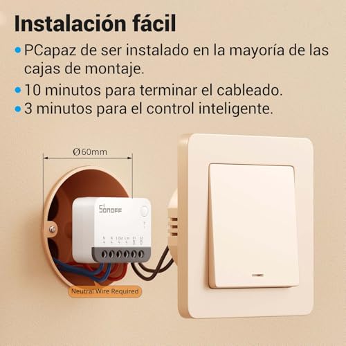 Miniatura 3 de Sonoff Zbmini Extreme Zigbee Smart Switch Neutral Wire Required