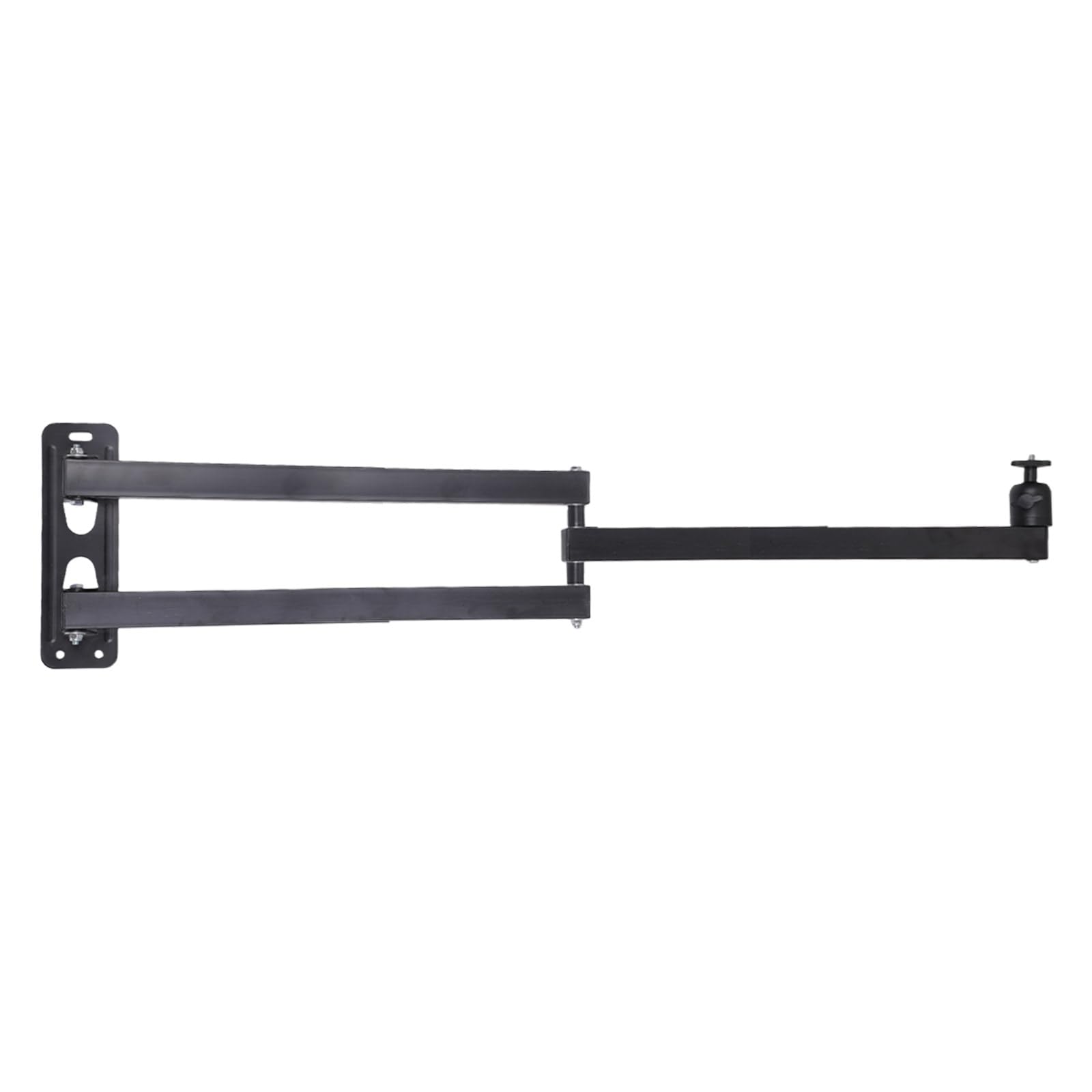 Soporte de pared para proyector con capacidad de carga de 5 kg, giratorio ajustable de 360 grados, 1/4 pulgadas para cine en casa, soporte de montaje plegable para proyector