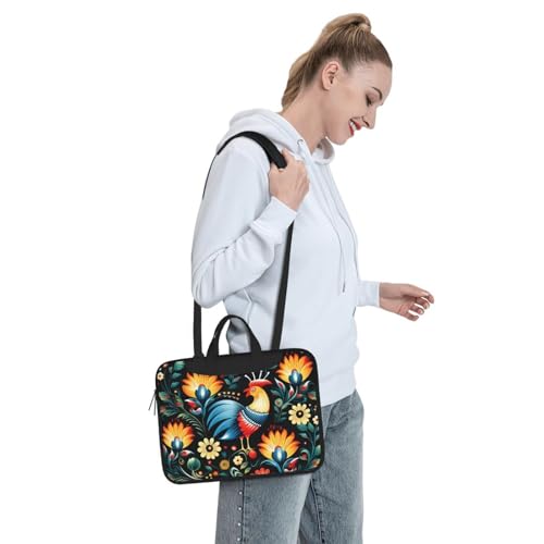 Bolso con patrón folklórico polaco para laptop 14 pulgadas miniatura 3