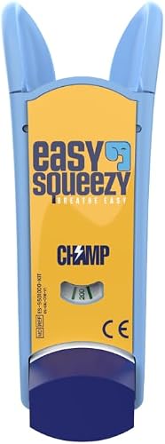 Easy Squeezy Champ Asthma Pump Sleeve | Inhaler Holder, Breathe Easy