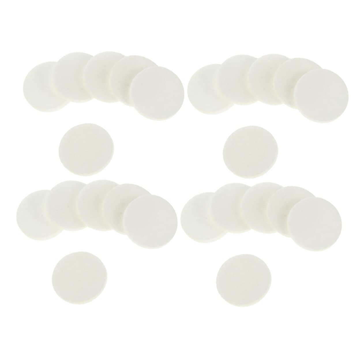 50 Almohadillas de Algodón para Collar Difusor, Recambio para Colgantes Aromáticos, Alta Absorción y Evaporación de Fragancia