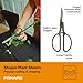 Fiskars Indoor Plant Care 3-Piece Set, Precision Gardening Tools with Nesting Storage Caddy, Detail Snips, Stem Shears & Bypass Pruner for Trimming & Shaping Houseplants, Stainless Steel Blades, Green