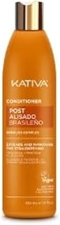 KATIVA POST Glättungsmittel, 355 ml, Weichheit und Glanz, Anti-Frizz-Effekt, verlängert die Glättung um 50%, sulfatfrei un...