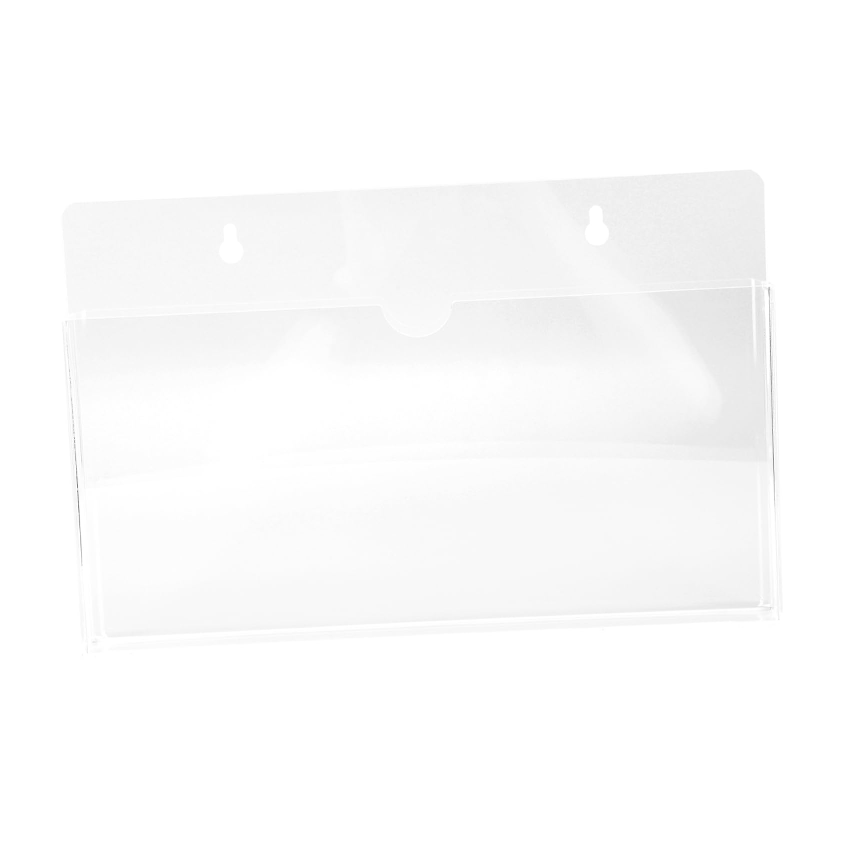 Wandmontierter Zeitschriftenkasten A4 aus Acryl, Transparente Ablagebox