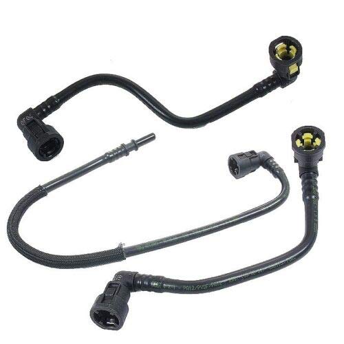 Set of 3 Pieces Fuel Hose Lines for Mercedes W163 ML320 ML430 ML55 AMG