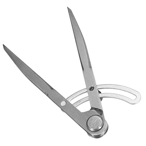 MASUNN Zeichnung Maßlehre Abstand Kompassteiler Leder Handwerk Design Layout Werkzeug -125mm