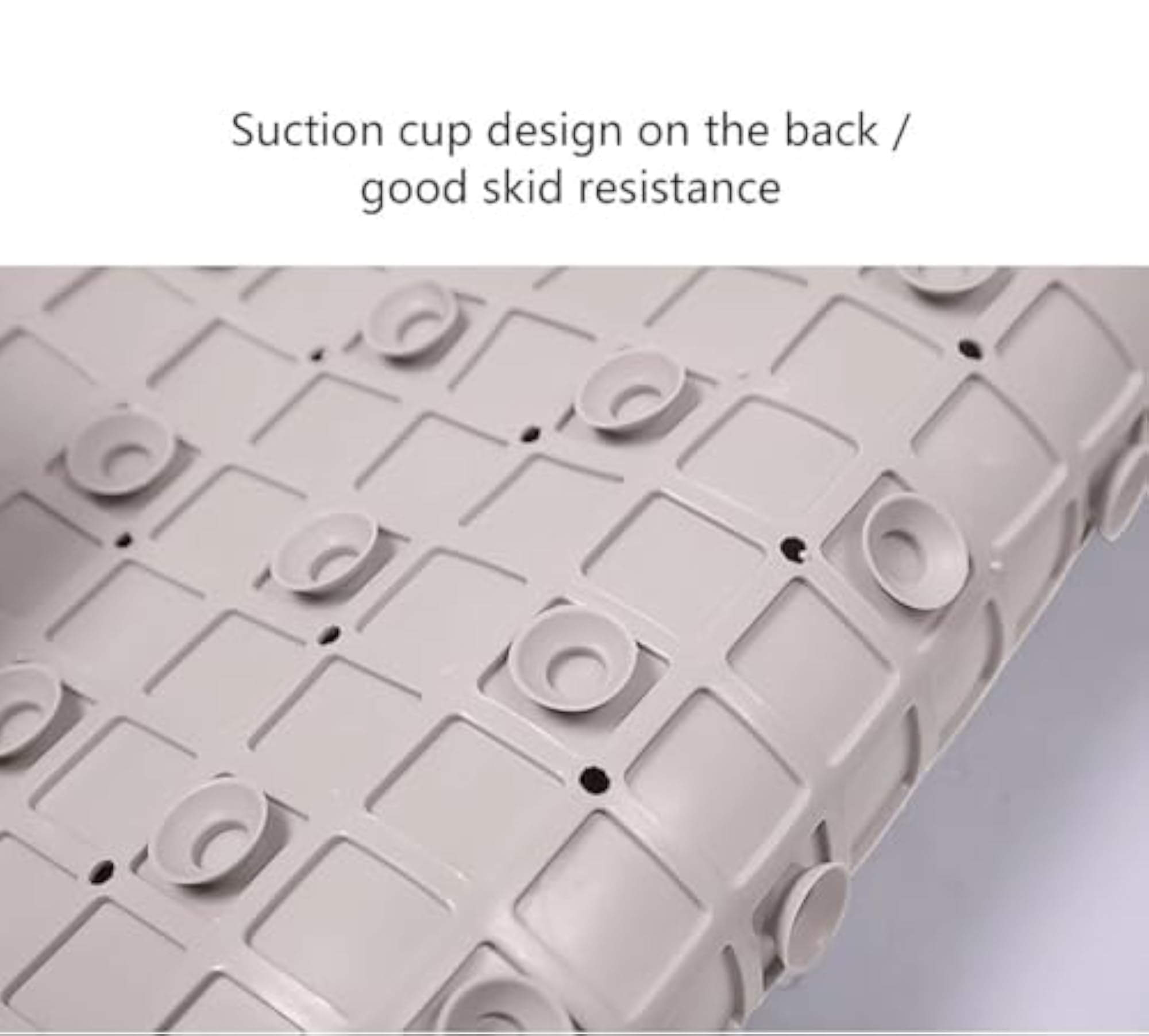 Non-Slip Bathroom Shower Mat, Bath Tub Mat with Suction Cups