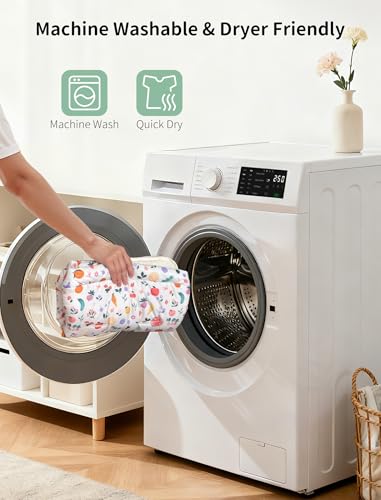Baby High Chair Cover, Machine Washable High Chair Cushion Pad, Waterproof & Soft, Fits 3-5 Point Harness Chairs, High Chair Replacement Cover for Home & Restaurant Use Oatmeal - Thumbnail 7