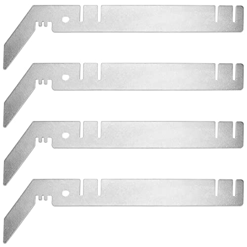 Dunzy 4 Pcs Crossbar Hanger Pipe and Drape Backdrop Stand, 9 Inch