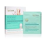 Karuna Renewal+ Eye Mask: Minimize the Look of Fine Lines & Dark Circles, Natural Fiber Eye Mask, 4 Count