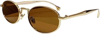 articulo Gafas de sol ovaladas para mujer, montura metálica de lujo, tonos vintage.